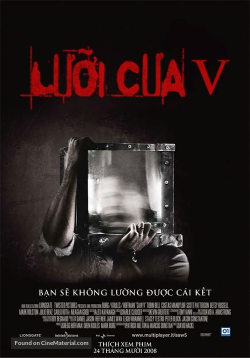 Saw V - Vietnamese Movie Poster