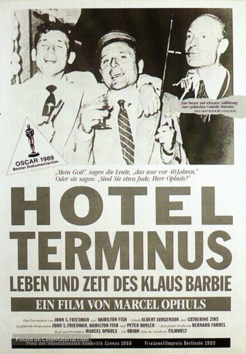 H&ocirc;tel Terminus - German Movie Poster