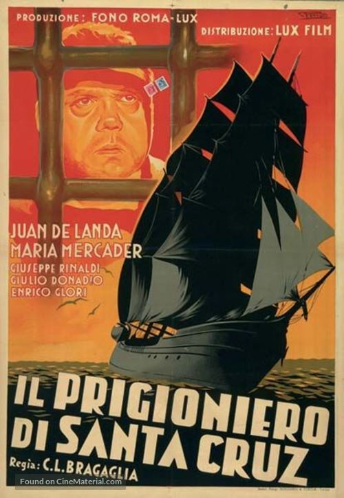 Prigioniero di Santa Cruz, Il - Italian Movie Poster