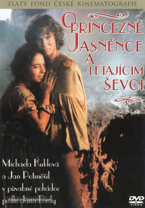 O princezne Jasnence a l&egrave;tajicim sevci - Czech DVD movie cover