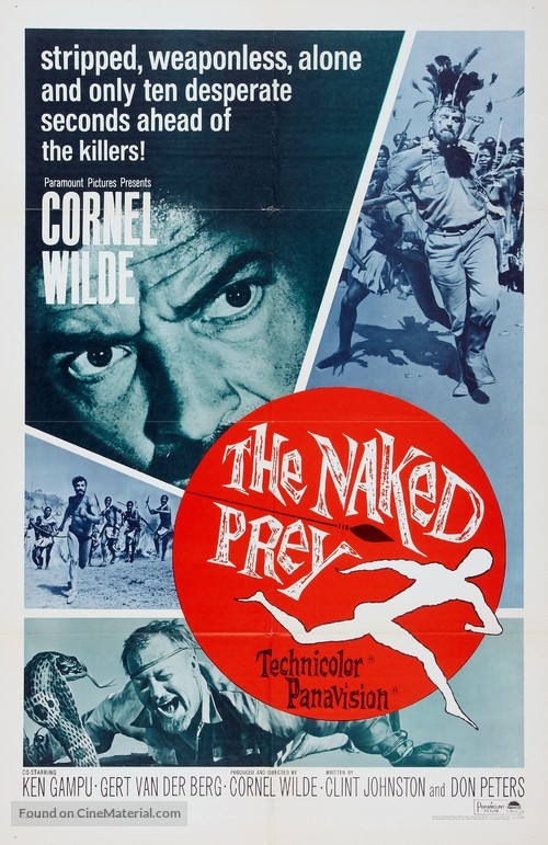 The Naked Prey - Movie Poster