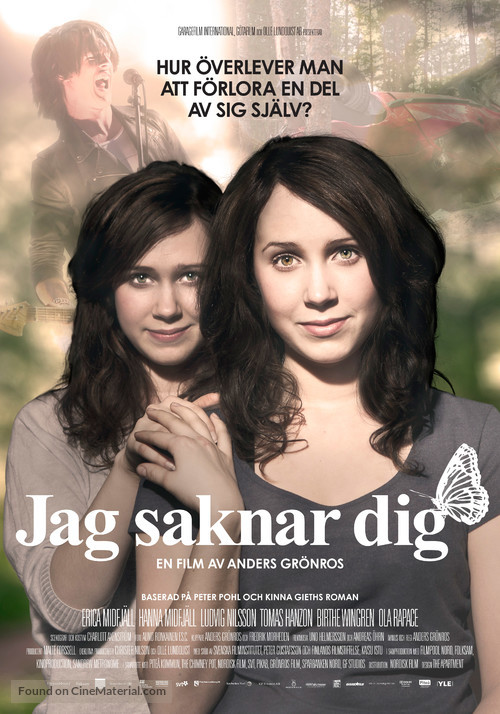 Jag saknar dig - Swedish Movie Poster