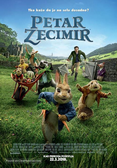 Peter Rabbit - Croatian Movie Poster