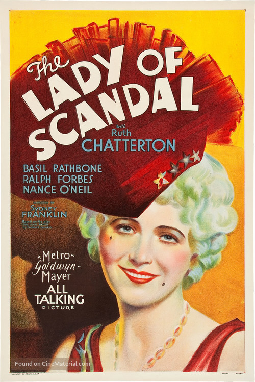 The Lady of Scandal - Movie Poster