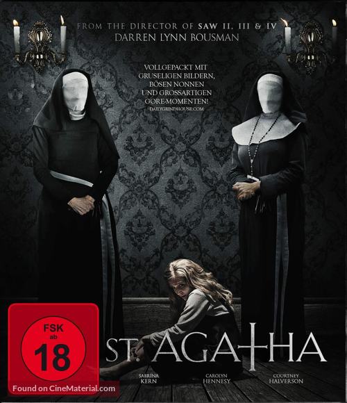 St. Agatha - German Blu-Ray movie cover