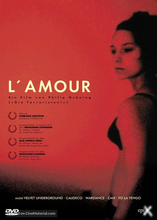 L&#039;amour, l&#039;argent, l&#039;amour - German DVD movie cover