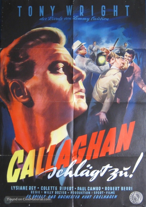 &Agrave; toi de jouer, Callaghan - German Movie Poster