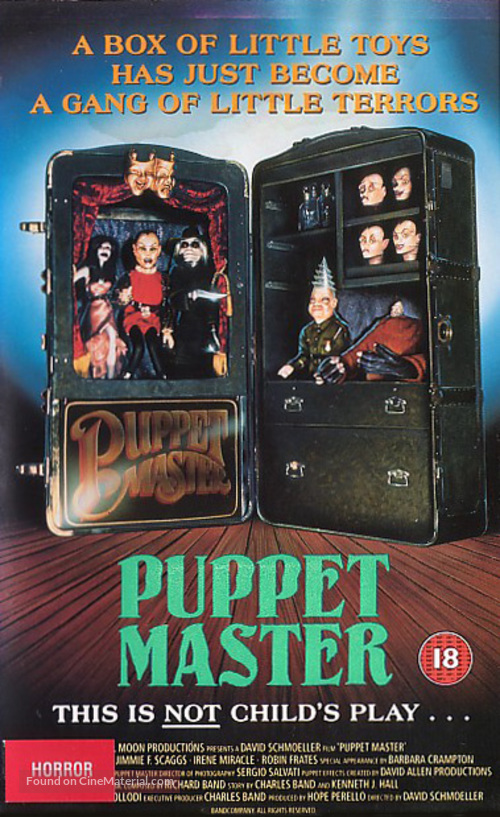 Puppet Master - British VHS movie cover