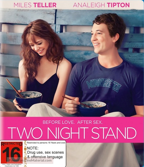 Two Night Stand - New Zealand Blu-Ray movie cover