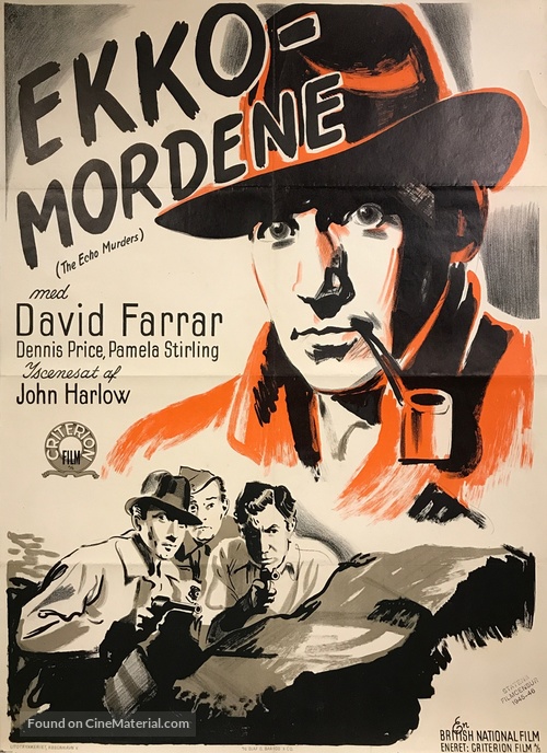 The Echo Murders - Danish Movie Poster