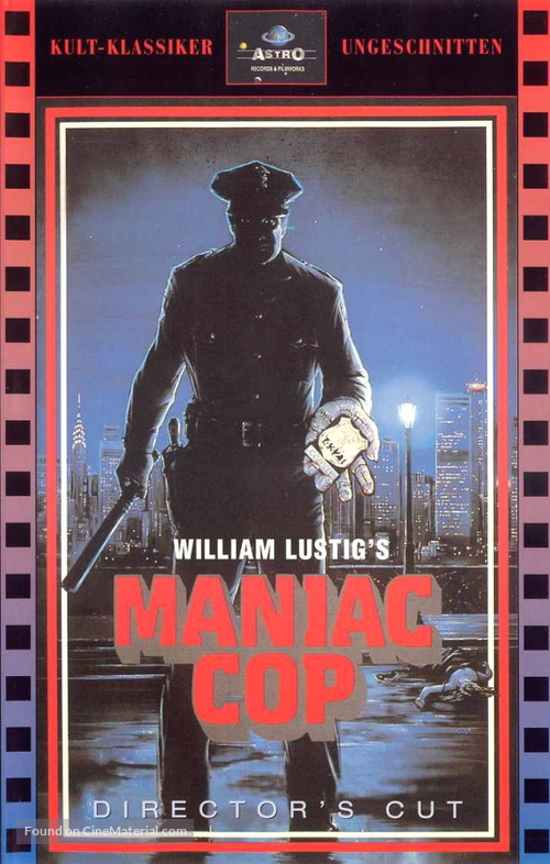Maniac Cop - German VHS movie cover