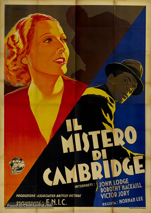 Bulldog Drummond at Bay - Italian Movie Poster