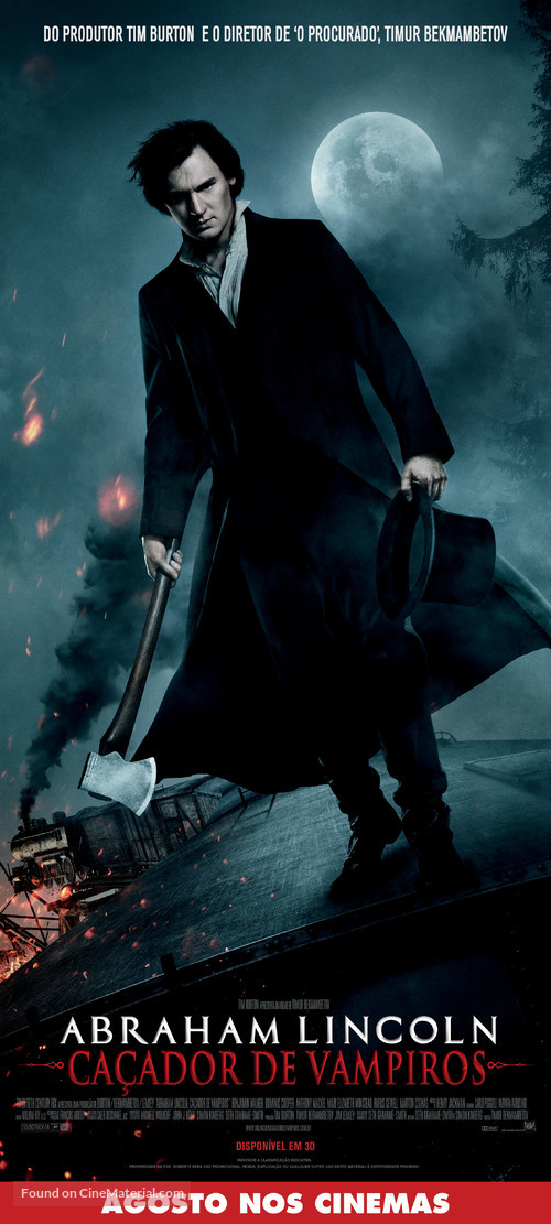 Abraham Lincoln: Vampire Hunter - Brazilian Movie Poster