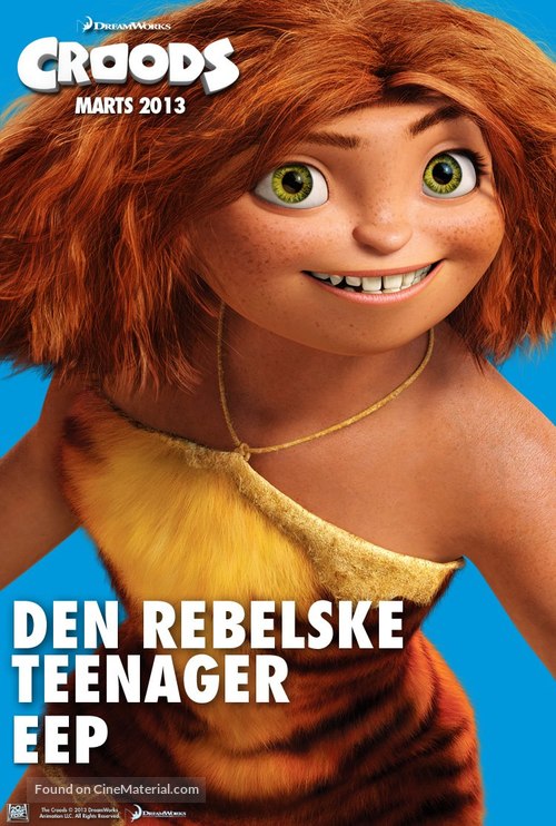 The Croods - Danish Movie Poster