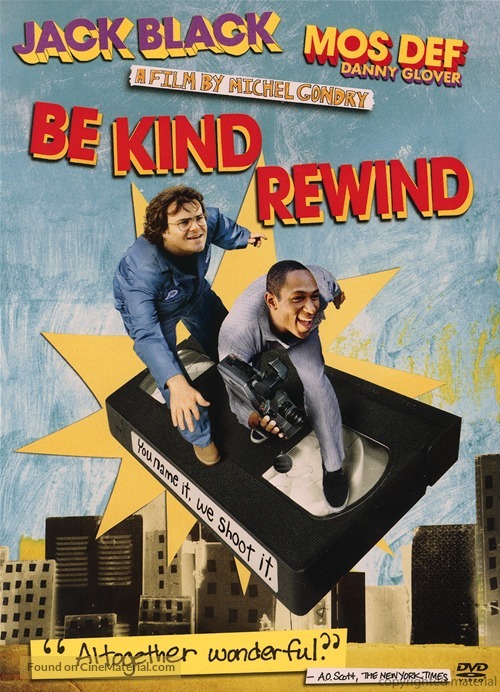 Be Kind Rewind - Canadian Movie Cover