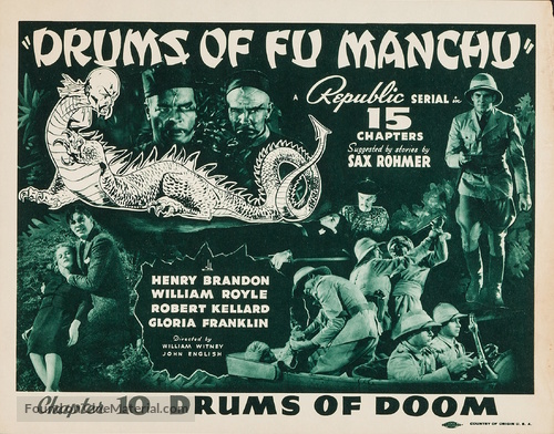 Drums of Fu Manchu - Movie Poster