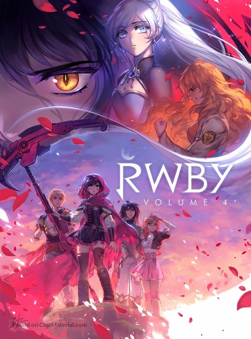 RWBY: Volume 4 - Japanese DVD movie cover