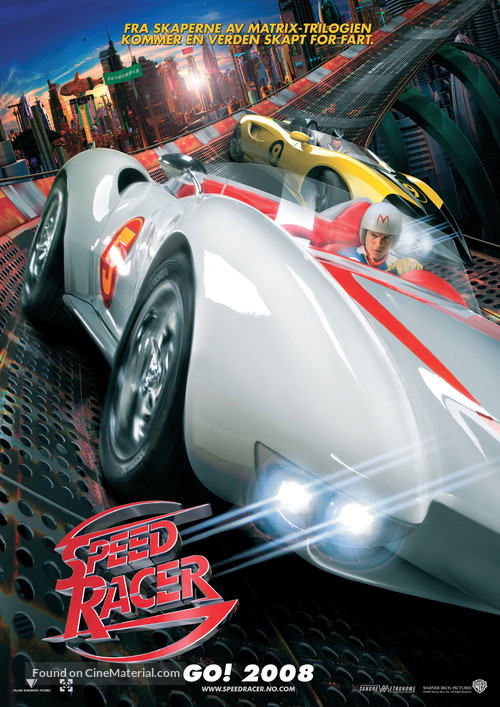 Speed Racer - Danish Movie Poster