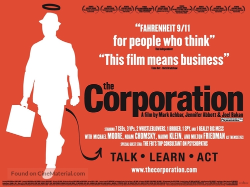 The Corporation - British Movie Poster