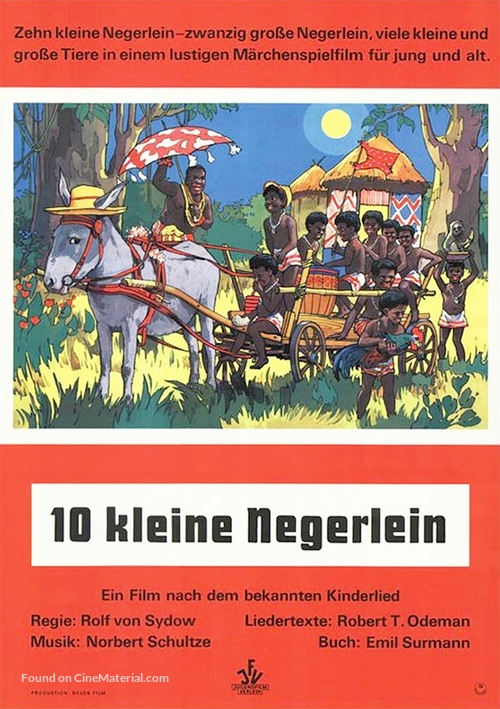 Zehn kleine Negerlein - German Re-release movie poster