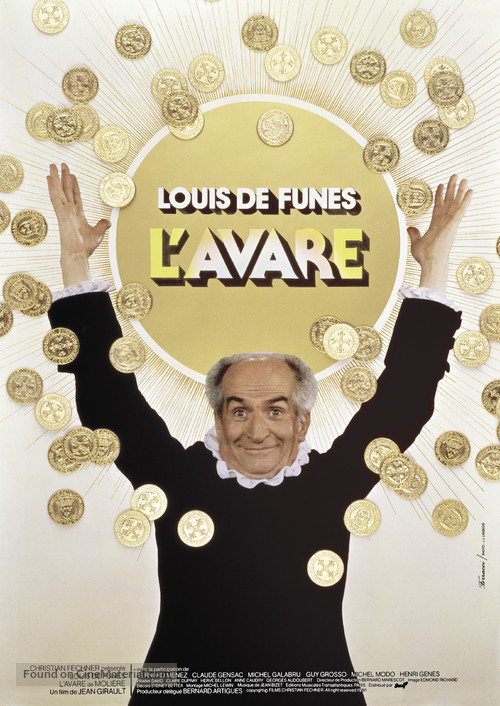 L&#039;avare - French Movie Poster