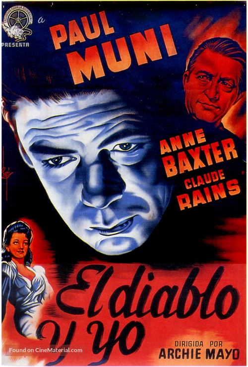 Angel on My Shoulder - Spanish Movie Poster