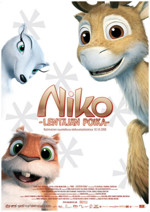 Niko - Lent&auml;j&auml;n poika - Finnish Movie Poster