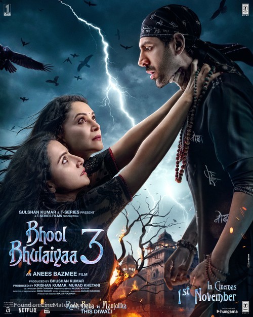 Bhool Bhulaiyaa 3 - Indian Movie Poster