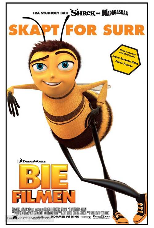 Bee Movie - Norwegian Movie Poster