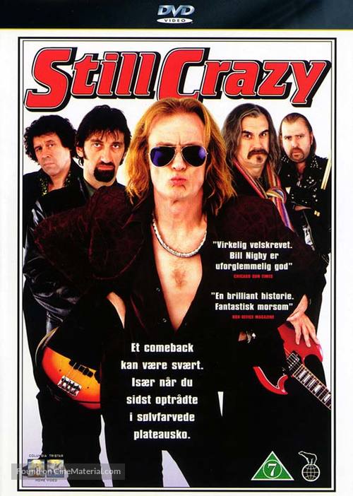 Still Crazy - Danish DVD movie cover