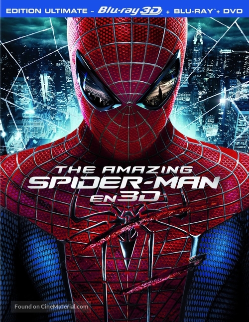 The Amazing Spider-Man - French Blu-Ray movie cover