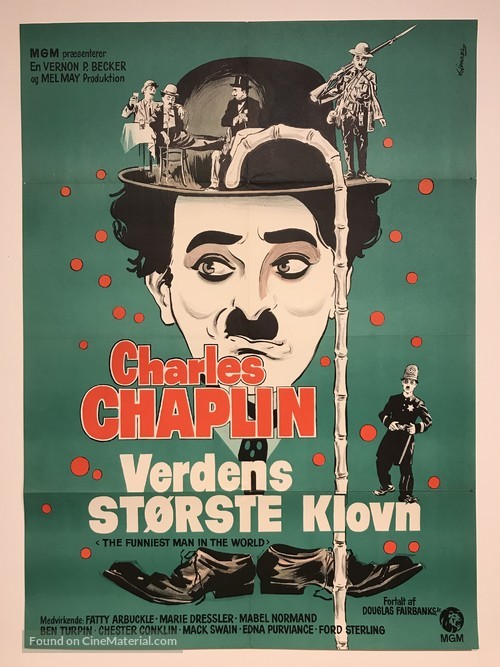 The Funniest Man in the World - Danish Movie Poster