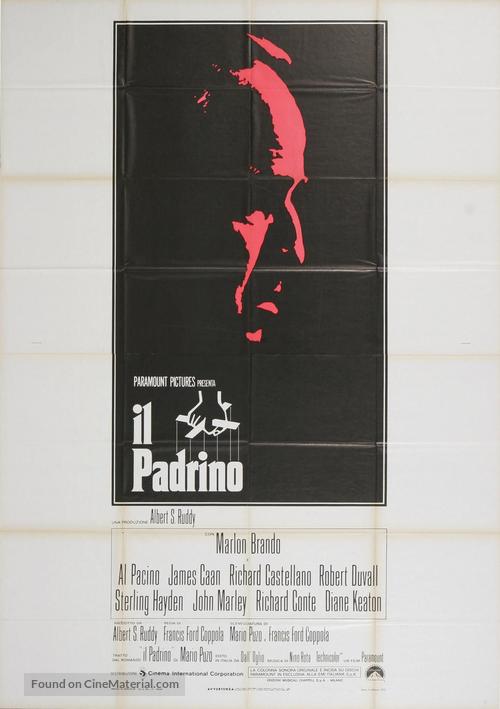 The Godfather - Italian Movie Poster