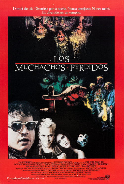 The Lost Boys - Mexican Movie Poster