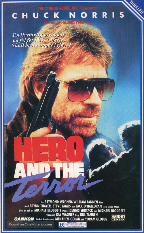 Hero And The Terror - Swedish Movie Cover