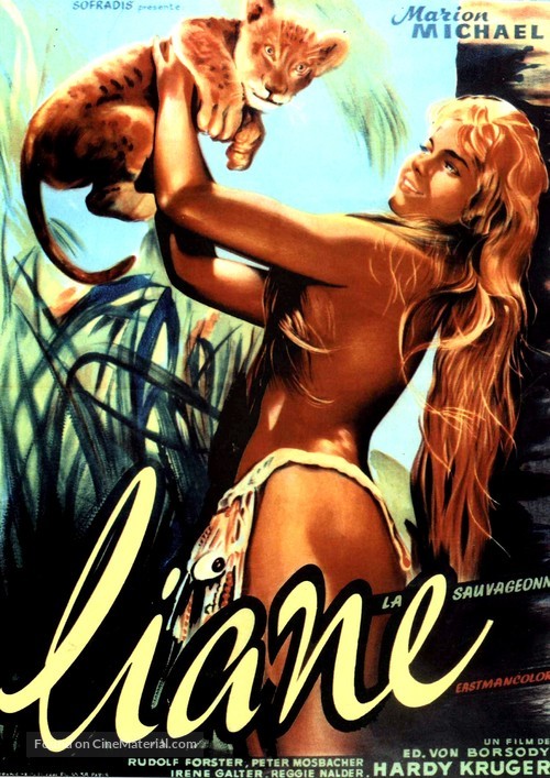 Liane, das M&auml;dchen aus dem Urwald - French Movie Poster