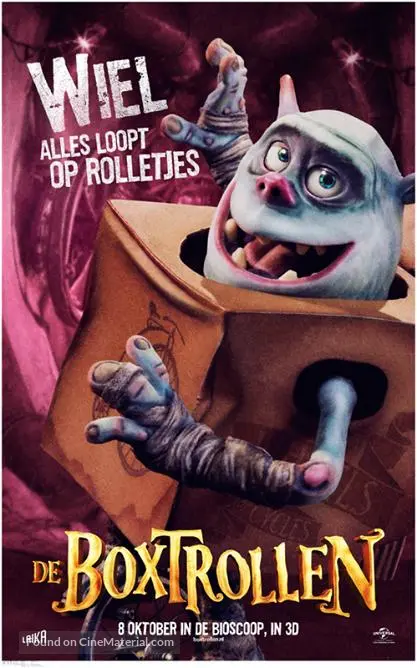 The Boxtrolls 14 Dutch Movie Poster The Boxtrolls 14 Dutch Movie Poster