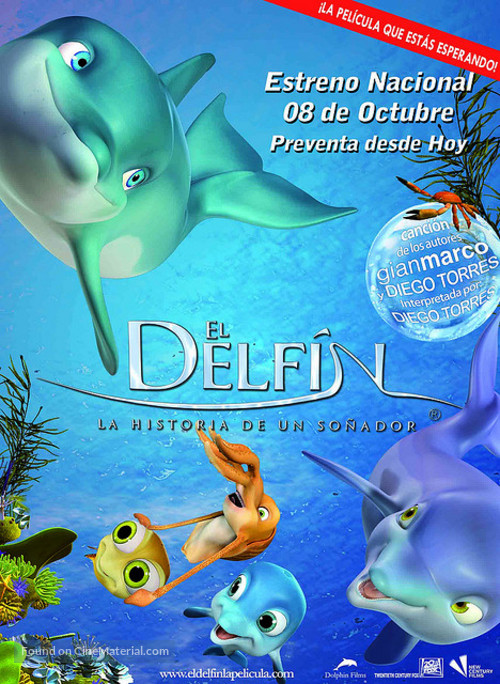 El delf&iacute;n: La historia de un so&ntilde;ador - Peruvian Movie Cover