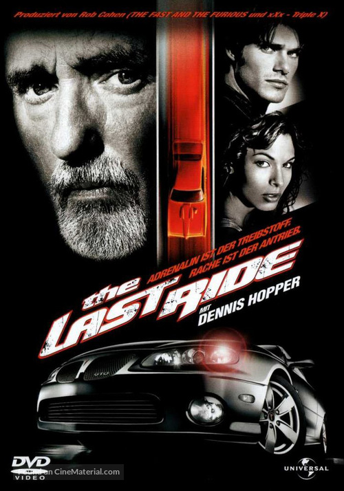 The Last Ride - German DVD movie cover