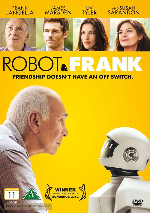 Robot &amp; Frank - Danish DVD movie cover