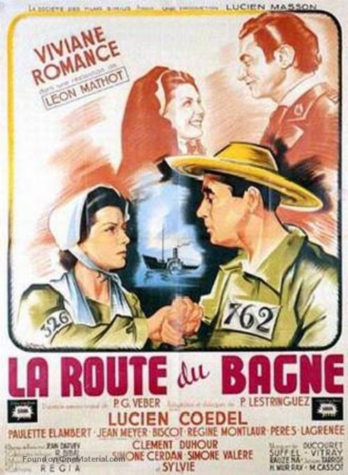 La route du bagne - French Movie Poster