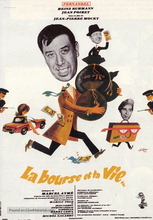 La bourse et la vie - French Movie Poster