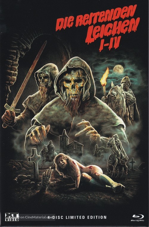 La noche del terror ciego - Austrian Blu-Ray movie cover