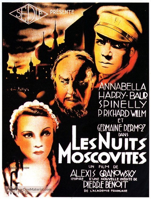Les nuits moscovites - French Movie Poster