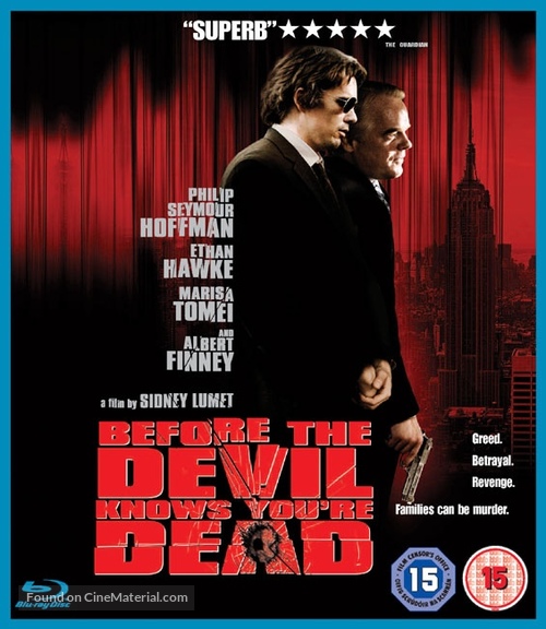 Before the Devil Knows You&#039;re Dead - British Blu-Ray movie cover