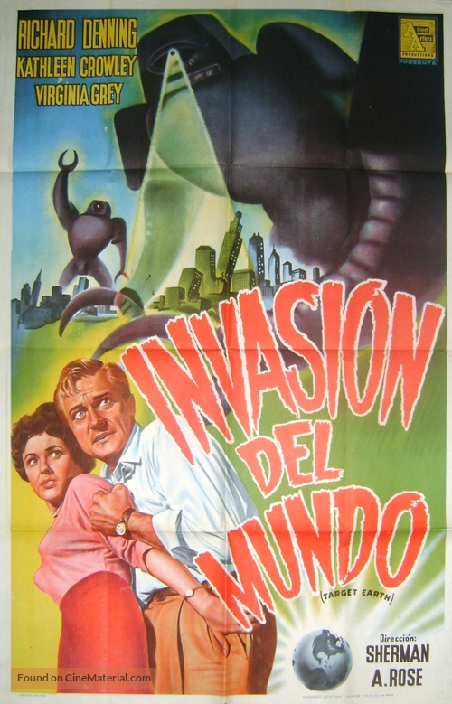 Target Earth - Argentinian Movie Poster
