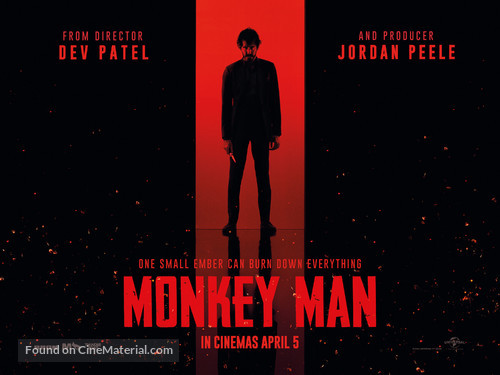 Monkey Man - British Movie Poster