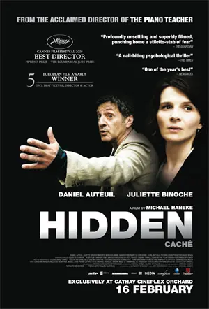 Caché (2005) British movie poster