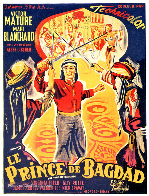 The Veils of Bagdad - French Movie Poster