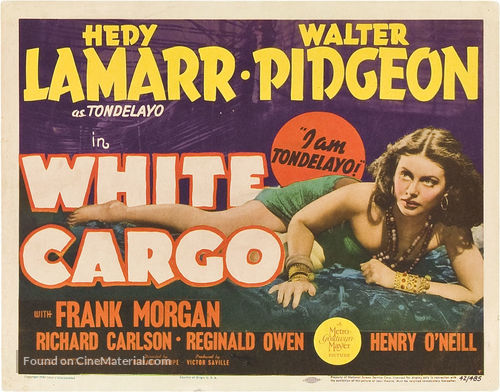 White Cargo - Movie Poster